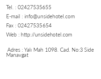 n-side Hotel iletiim bilgileri